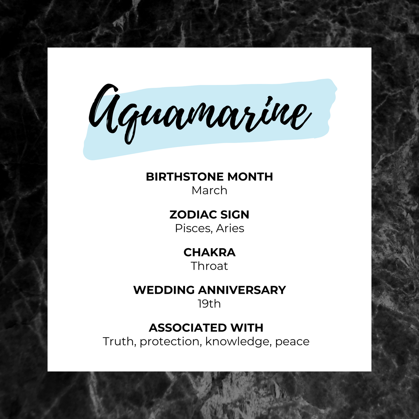 Aquamarine information