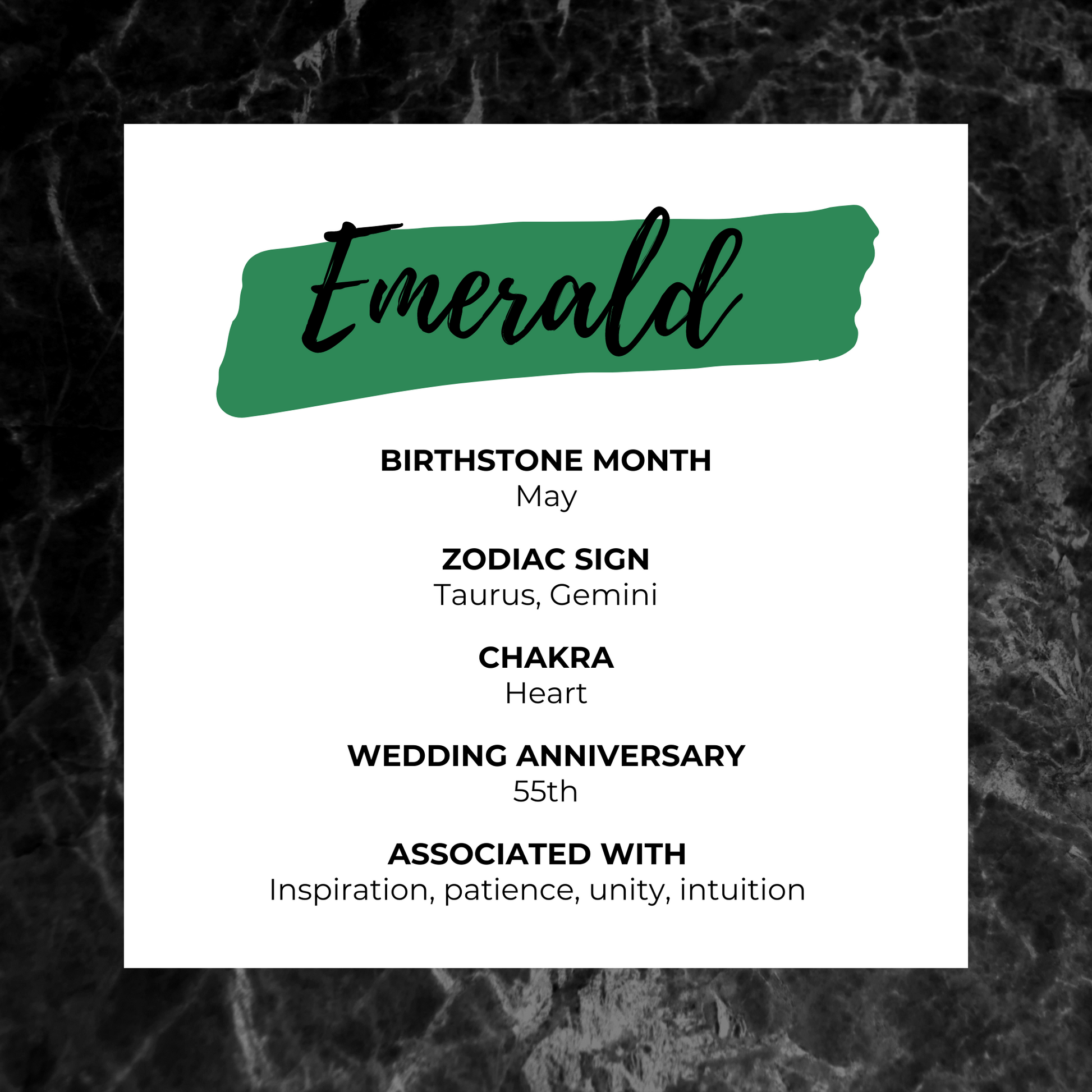 Emerald crystal information